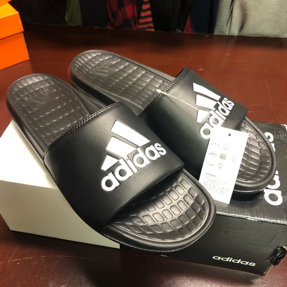 adidas men's voloomix slide sandal